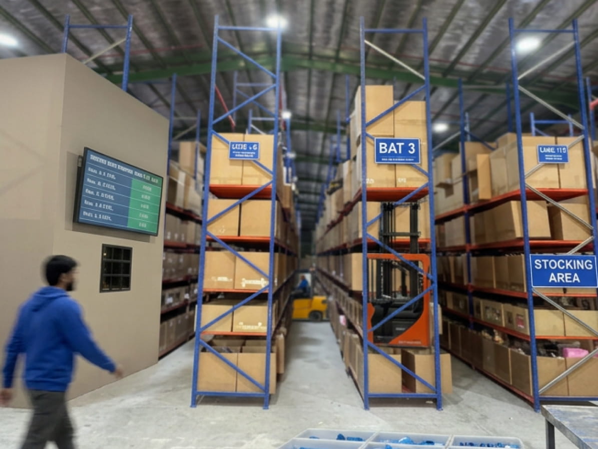 Warehouse — order sorting